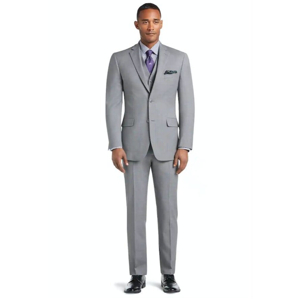 Jos A Bank 1905 Collection Tailored Fit Textured Suit Separate Jacket -Size 48 L